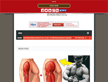 Tablet Screenshot of bodybuildingislifestyle.com